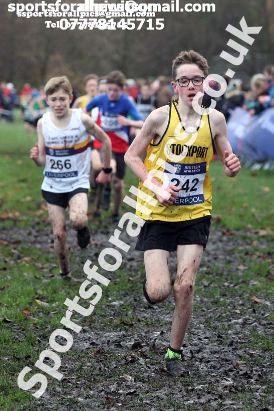 Boys under-13s 2017 British Athletics Liverpool Cross Challenge, Sefton Park, Liverpool. Photo:  David T. Hewitson/Sports for All Pics